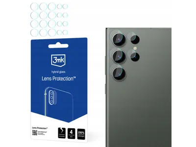 Obrázok produktu pre Sklá na objektív fotoaparátu Samsung Galaxy S24 Ultra - 3mk Ochrana objektívu