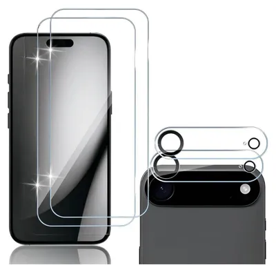 Produktbild von 2X Schutzglas für iPhone Air Display Kamera Hartglas Panzerfolie Full Screen 9H