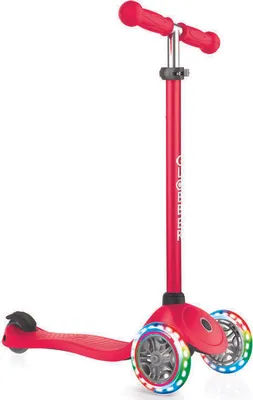 Produktbild von GLOBBER PRIMO LIGHTS rot, mit Leuchtrollen