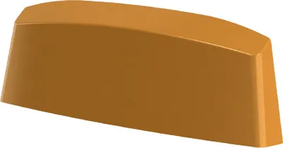 Produktbild von Wasserschlitzkappen für Fenster Schlitzfräsung Ockerbraun RAL8001 im 10er Pack