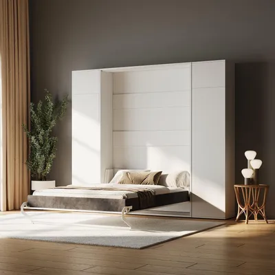 Produktbild von SMARTBett Schrankbett Set M1 180x200 + 2  Schränke Weiss