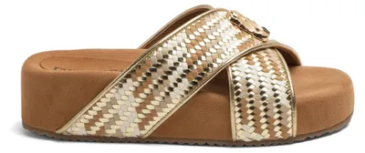 Produktbild von Lazamani Lizzy Damen Leder-Pantoletten Beige Größe 39