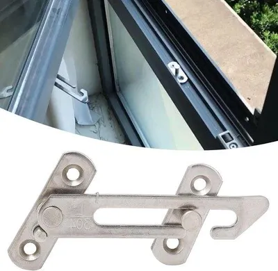 Produktbild von Raambegrenzer für offene Fenster - Verschwenkbar - Innenausen- und Außenraum.