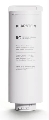 Produktbild von Klarstein RO-System Ersatzfilter für Leitungswasser, Filter für Umkehrosmose-Filtersystem, 24 Monate Haltbar, Kompatibel mit PureFina 400 GPD, 1x Ersatz Untertisch-Wasserfilterpatrone, RO-Membran