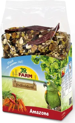 Zdjęcie produktu dla JR Farm 08405, Nasiona, 950 g, Papuga długoogonowa, Witamina A, Witamina D3, Witamina E, Wapń, Miedź, Żelazo, Manganowe, Sodowy, Cynk