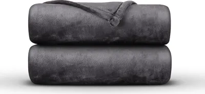Produktbild von Kuscheldecke "Mirabella" - hochwertige Flauschige Decke, Cashmere Touch, 150 x 200 cm - Anthrazit