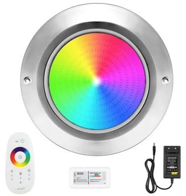 Imagen del producto de Lámpara exterior RGB de 36W - Acero inoxidable - Fuente de luz LED - Iluminación exterior para jardín