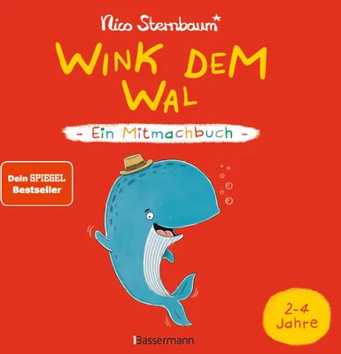 Produktbild von Wink dem Wal - Ein Mitmachbuch zum Schütteln, Schaukeln, Pusten, Klopfen und sehen, was dann passiert