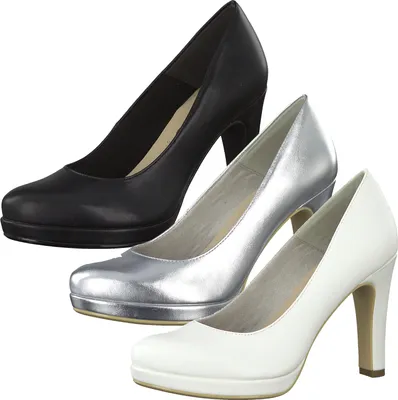 Produktbild von Tamaris Damen Pumps High Heel Plateau 1-22426-25, Größe:40 EU, Farbe:Weiß
