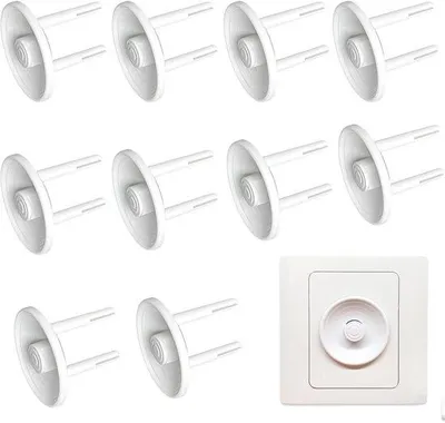 Image de Protections universelles pour prises électriques pour bébés - 10 pièces