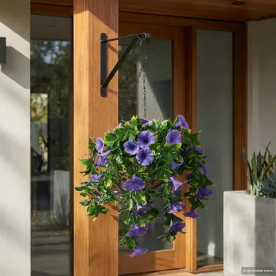 Immagine prodotto di Fiori Artificiali Viola 66 x 75 x 70 cm PE e Acciaio