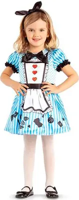 Produktbild von Mom Alice Im Wunderland Mädchenkostüm Mehrfarbig 12-24 Months Mehrfarbig 12-24 Months
