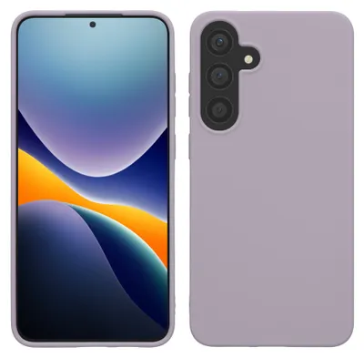 Produktbild von kwmobile Handyhülle für Samsung Galaxy S25 Hülle - TPU Case - Kabelloses Laden - Schutzhülle Cover in Lavendel