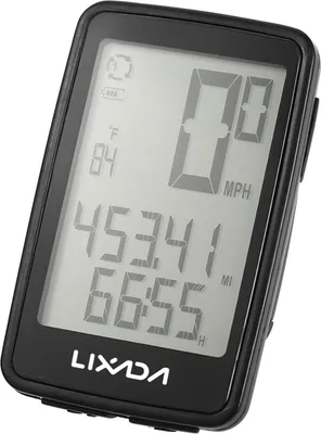 Produktbild von Lixada USB wiederaufladbarer kabelloser Fahrradcomputer mit Fahrrad-Geschwindigkeitsmesser Kilometerzähler