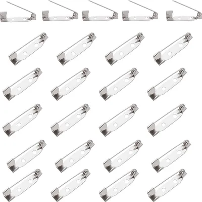 Produktbild von 200 Stück Anstecknadel, Broschennadeln 2cm Safety Pin für DIY Handwerk Schmuck Handwerk Ton Sicherheitsnadeln für Brosche zurück Verschlüsse