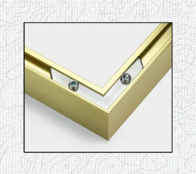 Immagine prodotto di Noris Spiele Painting by Numbers - Cornice in alluminio oro 40 x 50 cm; 605110710
