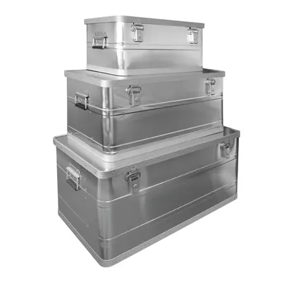 Zdjęcie produktu dla Zestaw skrzynek aluminiowych 45 L 90 L 140 L