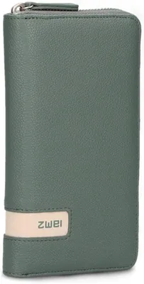 Produktbild von Große Damen Geldbörse aus weichem Kunstleder mit Reißverschluss, 15 Kartenfächern, 2 Scheinfächern, Münzfach & Sichtfach – leicht, sicher & elegant