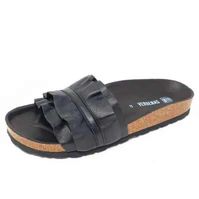 Produktbild von Verbenas Rocio Roda Damen Pantolette in Schwarz, Größe 36