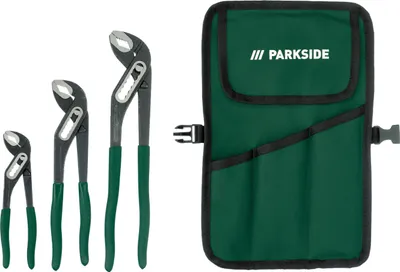 Produktbild von PARKSIDE® Rollgabelschlüssel-/Wasserpumpenzangen-Set  (Wasserpumpenzangen-Set 3-tlg)