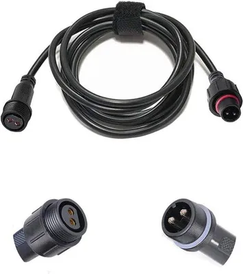 Productafbeelding van LED-strip connector, 2-polig, 16 AWG, mannelijk/vrouwelijk