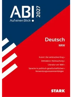 Image de STARK Deutsch - Abi - Auf einen Blick! 2027 NRW