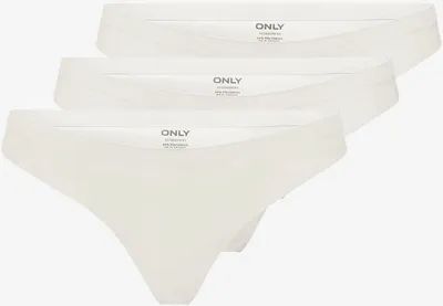 Zdjęcie produktu dla String Panty Bezszwowe 3-Pack Tasiemki Tyłek ONLTRACY | L