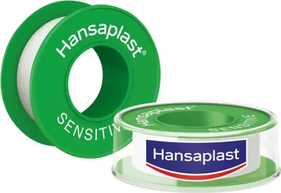 Obrázok produktu pre Hansaplast Sensitive fixačná omietka 5 m x 1,25 cm, 1 ks omietky