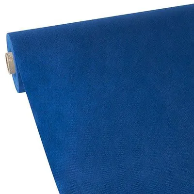 Produktbild von Papstar Tischdecke, stoffähnlich, Vlies "soft selection" 40 m x 1,18 m dunkelblau, 3 x 1 Rolle