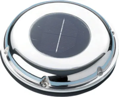 Immagine prodotto di Ventilatore Allpa Niro a energia solare, ±20m³/H, batteria ricaricabile e interruttore, soffia o fa schifo
