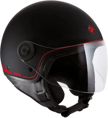 Produktbild von TUCANO URBANO EL JETTIN 6.0 AC MILAN Jethelm M in schwarz