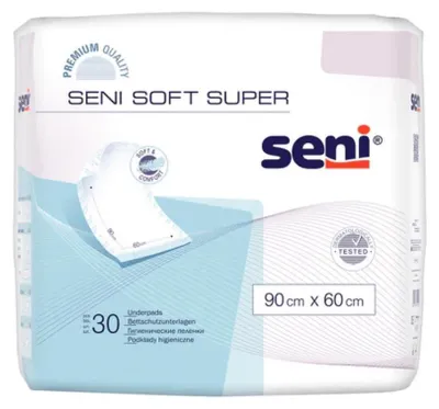 Produktbild von Seni Soft Super Bettschutzunterlage 60x90 cm 25 St