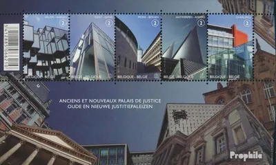 Produktbild von Briefmarken Belgien 2011 Mi Block160 (kompl.Ausg.) postfrisch Justizpaläste