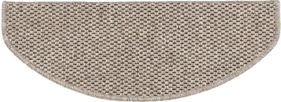 Produktbild von Stufenmatte in Sisal-Optik Kalkutta in vielen Farben Taupe Halbrund 19 x 56 cm