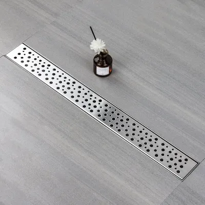Produktbild von Extra flache Duscheablauf - Edelstahl - 100 cm