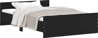 Immagine prodotto di Giroletto con testiera e pediera nero 120x190 cm
