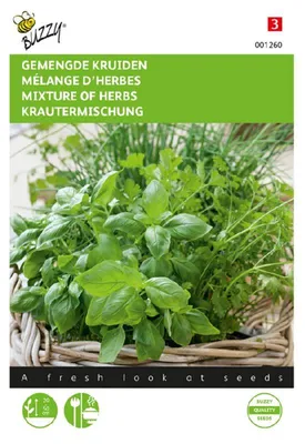Imagen del producto de Buzzy Seeds: Mezcla de hierbas, semillas de hierbas - 1 paquete de semillas