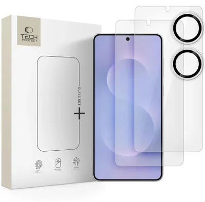 Obrázok produktu pre Tech-Protect Glass Set+ 3-Pack pre Samsung Galaxy S25 Edge - číry