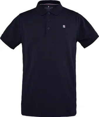 Produktbild von Kingsland Herren Poloshirt Classic navy dunkelblau mit V-Ausschnitt, Größe:M