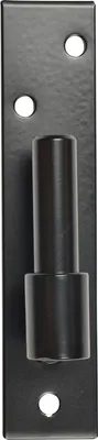 Produktbild von Plattenkegel, Kegeldorn ø 18 mm, Stahl schwarz pulverbeschichtet RAL 9005