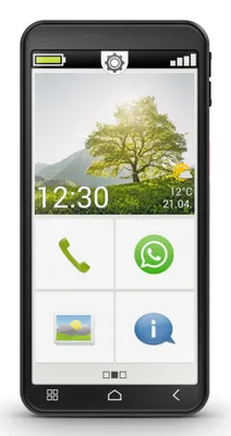 Produktbild von Emporia emporiaSMART.7lite 13,8 cm (5.45") Single SIM Android 15 4G USB Typ-C 6 GB 128 GB 3500 mAh Schwarz