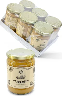 Produktbild von KoRo | CrunchyErdnussmus 6 x 500 g