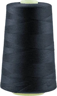 4572m Polyester Overlock schwarzgrau
