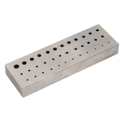 Imagen del producto de Placa para perforar agujeros, placa de perforación, herramienta para reparación de relojes, placa de acero, herramienta para reparación de relojes