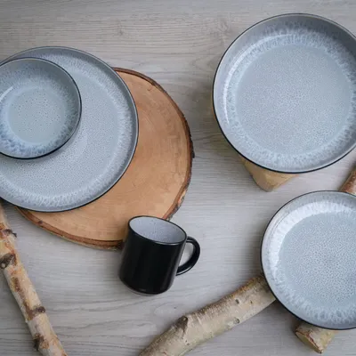 Zdjęcie produktu dla CreaTable, 21518, Nordic Fjord Frost, zestaw 10 sztuk, kamionka