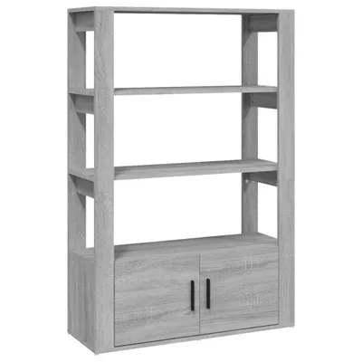 Obrázek produktu pro Příborník šedý sonoma 80x30x119,5 cm kompozitní dřevo