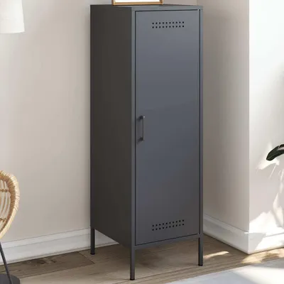 Produktbild von vidaXL Highboard Anthrazit 36x39x113 cm Stahl