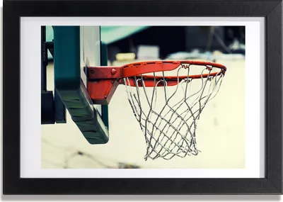 Produktbild von Bild 30x20 MDF-Rahmen, Wandkunst Basketball