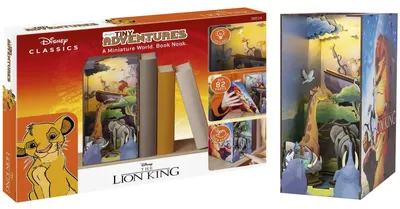 Produktbild von Revell Tiny Adventures - Disney "Der König der Löwen", Passagierschiff-Modell, Montagesatz, Disney Der König der Löwen Bücherecke - Magische Miniaturwelt für Ihr Bücherregal..., Unisex, Holz, Disney