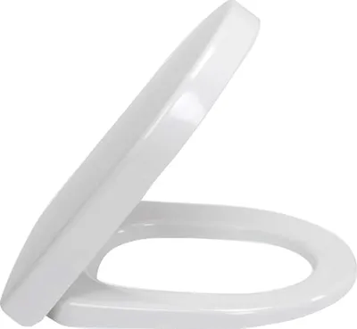 Produktbild von Villeroy & Boch Subway 2.0 WC-Sitz 9M69Q1 mit QuickRel. - Funktion Scharniere aus Edelstahl Weiß Alpin - 9M69Q101
